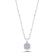 0.15 Karat EF SI Diamond Necklace
