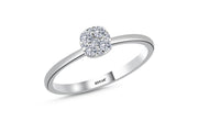 0.16 Karat FG SI Diamond Ring
