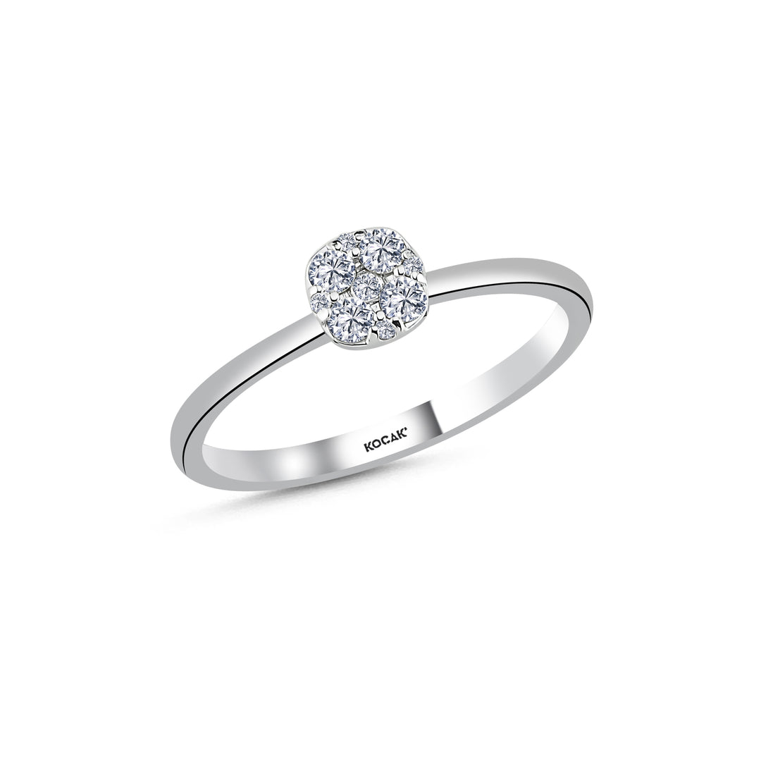 0.16 Karat FG SI Diamond Ring