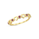 Load image into Gallery viewer, 14ct Multicolour Stone Set Gold Ring