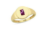 14ct Multicolour Stone Set Gold Ring