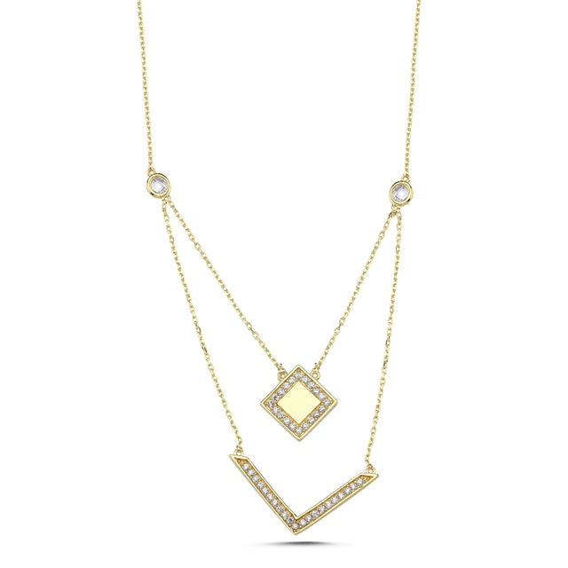 14ct Design Double Gold Necklace
