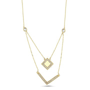 14ct Design Double Gold Necklace