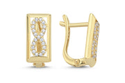 14ct Eternity Gold Earrings