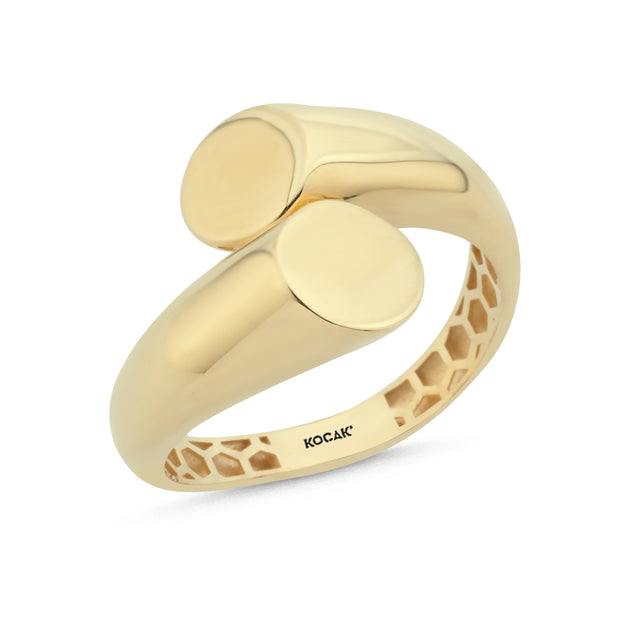 14ct Modern Design Gold Ring