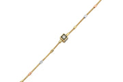 14ct Minimal Charm Gold Bracelet