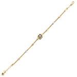 Load image into Gallery viewer, 14ct Minimal Charm Gold Bracelet