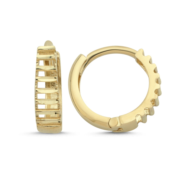 14ct Weensy Gold Earrings