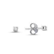 0.08 Karat Diamond Solitaire Earrings