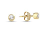 0.26 Karat Diamond Minimal Earrings