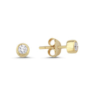 0.26 Karat Diamond Minimal Earrings