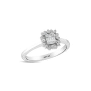 0.11 Karat Glamour Baguette Diamond Ring