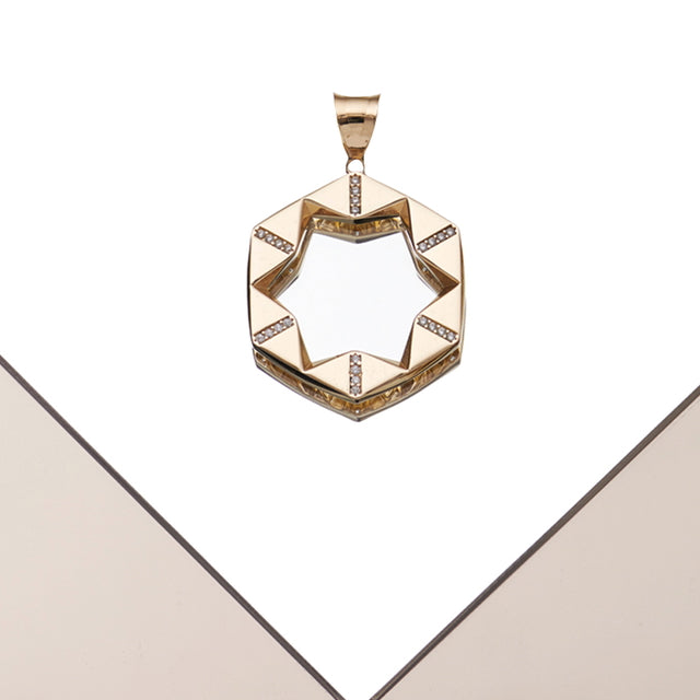14ct Design Gold Pendant (Chain Not Included)