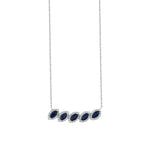 Load image into Gallery viewer, 1.59 Karat Diamond Sapphire Necklace