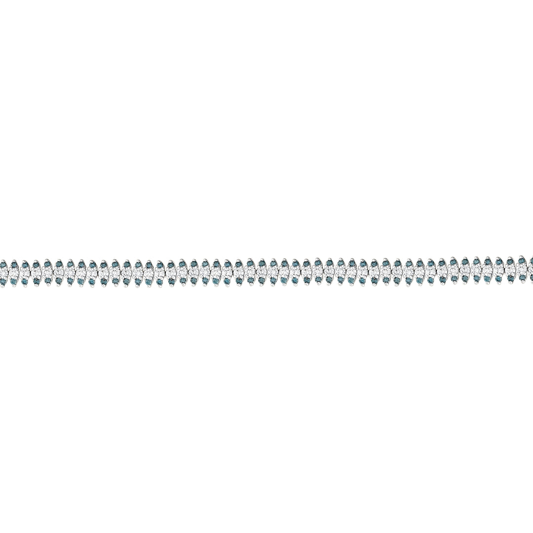 3.44 Karat Tennis Diamond Bracelet