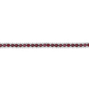 12.38 Karat Ruby Diamond Bracelet