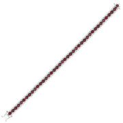 12.38 Karat Ruby Diamond Bracelet