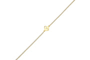 14ct Heart Figurlu Design Gold Bracelet