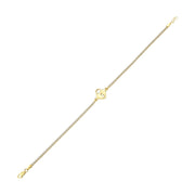 14ct Heart Figurlu Design Gold Bracelet