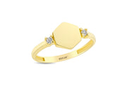 14ct Altigen Stone Set Gold Ring