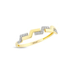 Load image into Gallery viewer, 14ct Stone Set Detay Gold Ring