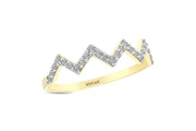 14ct Minimal Stones Gold Ring