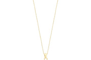 14ct Mavi Enamel Yildiz Gold Necklace
