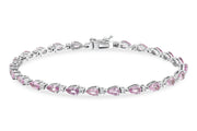 6.00 Karat Sapphire Pink Diamond Bracelet