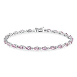 Load image into Gallery viewer, 6.00 Karat Sapphire Pink Diamond Bracelet