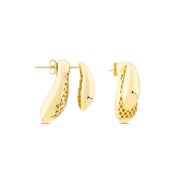 14ct Summer Yagmuru Design Gold Earrings