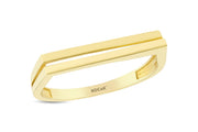 14ct Line Design Gold Ring