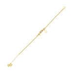 Load image into Gallery viewer, 14ct Drop Stone Set Dorikali Gold Bracelet