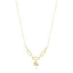 Load image into Gallery viewer, 14ct Simsek Detayli Heart Gold Necklace