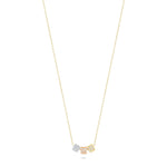 Load image into Gallery viewer, 14ct 3 Renk Cube Design Gold Necklace