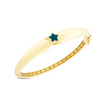 Load image into Gallery viewer, 14ct Star Gold Cuff Bracelet