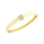 Load image into Gallery viewer, 14ct Rainbow Gold Cuff Bracelet