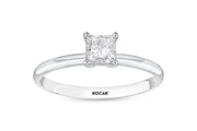 0.50 Karat EF VS2 Diamond Solitaire Ring