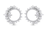 2.43 Karat Diamond Baguette Earrings