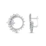 Load image into Gallery viewer, 2.43 Karat Diamond Baguette Earrings
