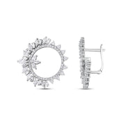 2.43 Karat Diamond Baguette Earrings