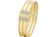 14ct Dorika Detay Gold Cuff Gold Bracelet