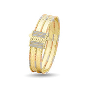 14ct Dorika Detay Gold Cuff Gold Bracelet