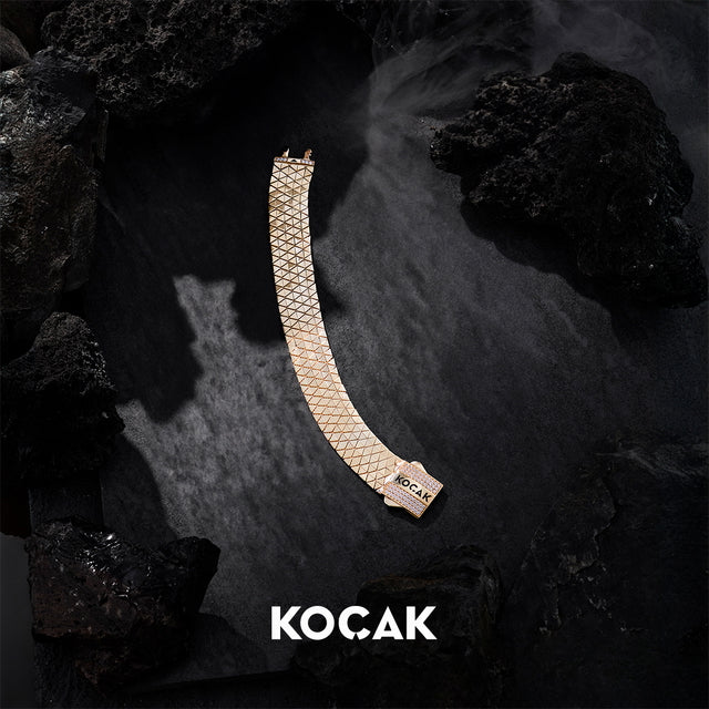 14ct Triangolo Gold Bracelet