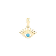 14ct Mavi Goz Design Gold Pendant (Chain Not Included)