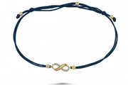14ct Infinity Cord Gold Bracelet