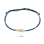 14ct Infinity Cord Gold Bracelet