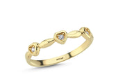 14ct Stone Set Pamela Design Gold Ring