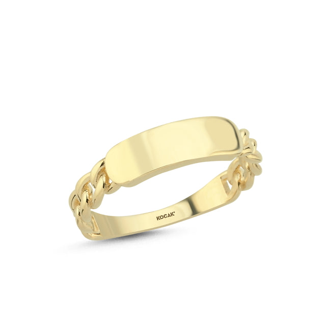 14ct Tassiz Belt Design Gold Ring