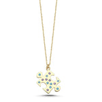 Load image into Gallery viewer, 14ct Puzzle Design Gold Necklace