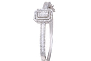2.38 Karat Design Diamond Bangle Bracelet